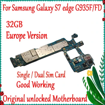 

32GB Original Unlock Motherboard For Samsung Galaxy S7 Edge G935F G935FD (Single / Dual Sim Card) Mainboard with Android System