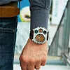 Oulm 1349 New Sport Watches Men Super Big Large Dial Male Quartz Clock Decorative Compass Luxury Men's Wrist Watch ► Photo 3/6