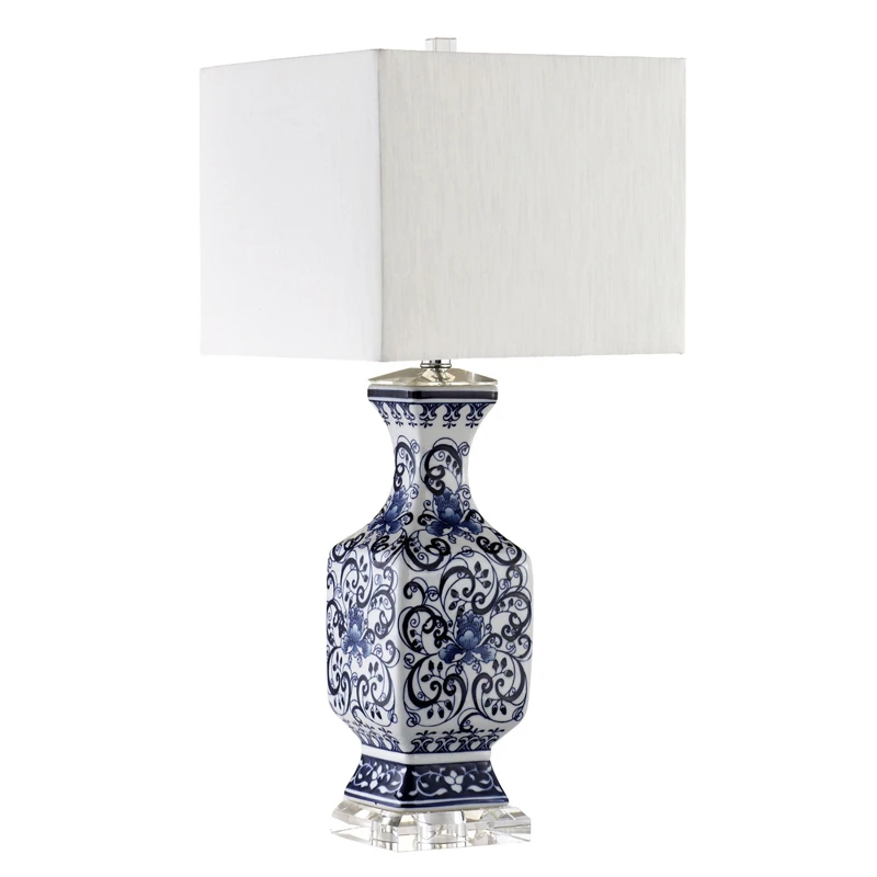light blue desk lamp