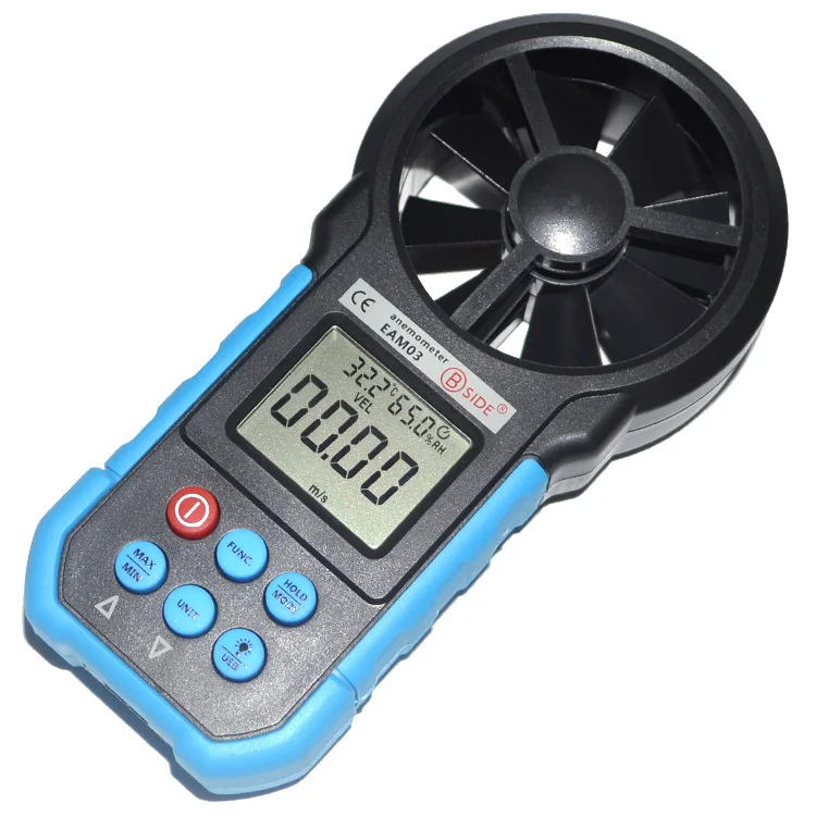 LCD Digital Anemometer Sensor Wind Speed Meter Air Volume Humidity