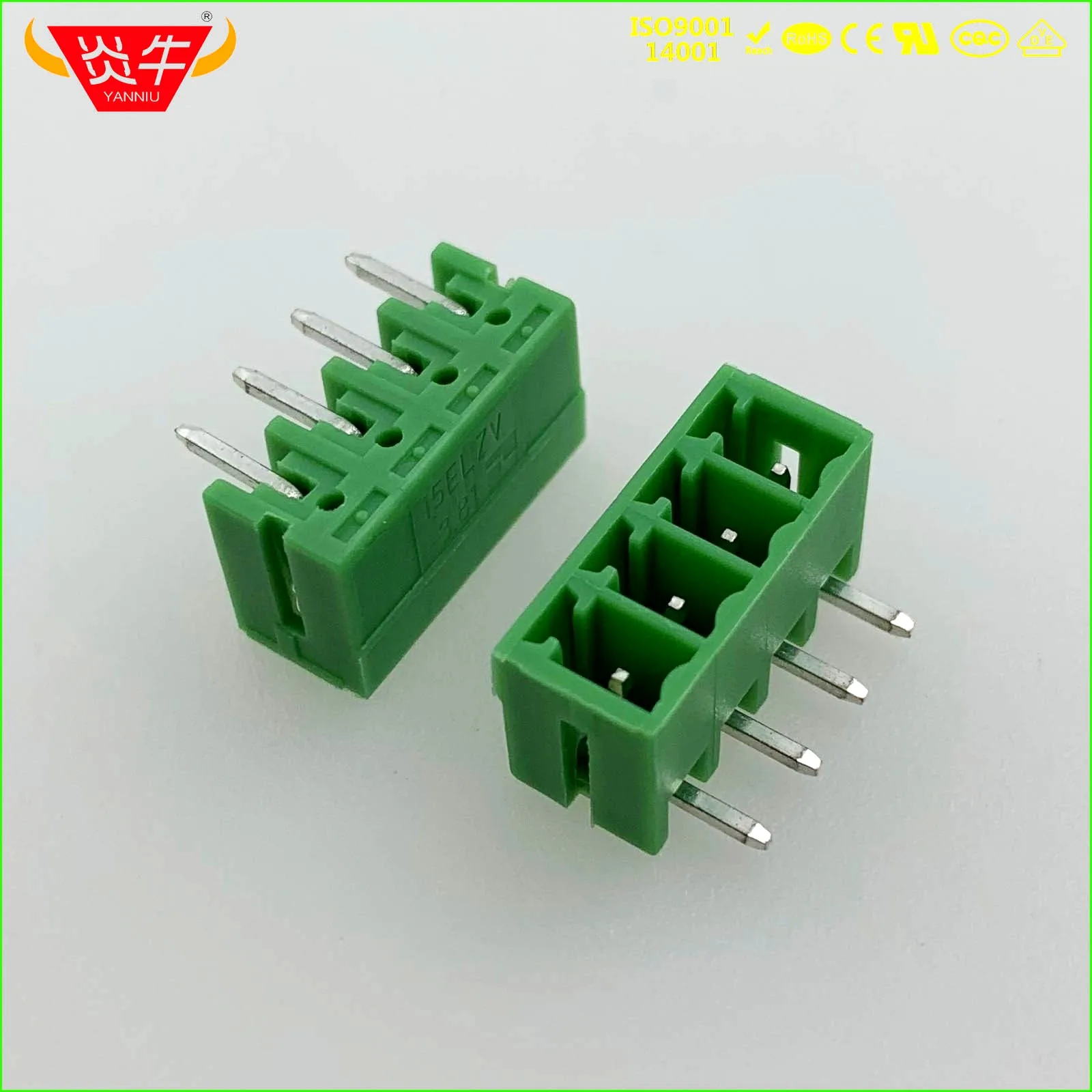 KF2EDGR-3.81-4P MALE 15 EDGRC 3 81 мм 4PIN PCB прямоугольный разъем подключаемый вставной TEMINAL блок