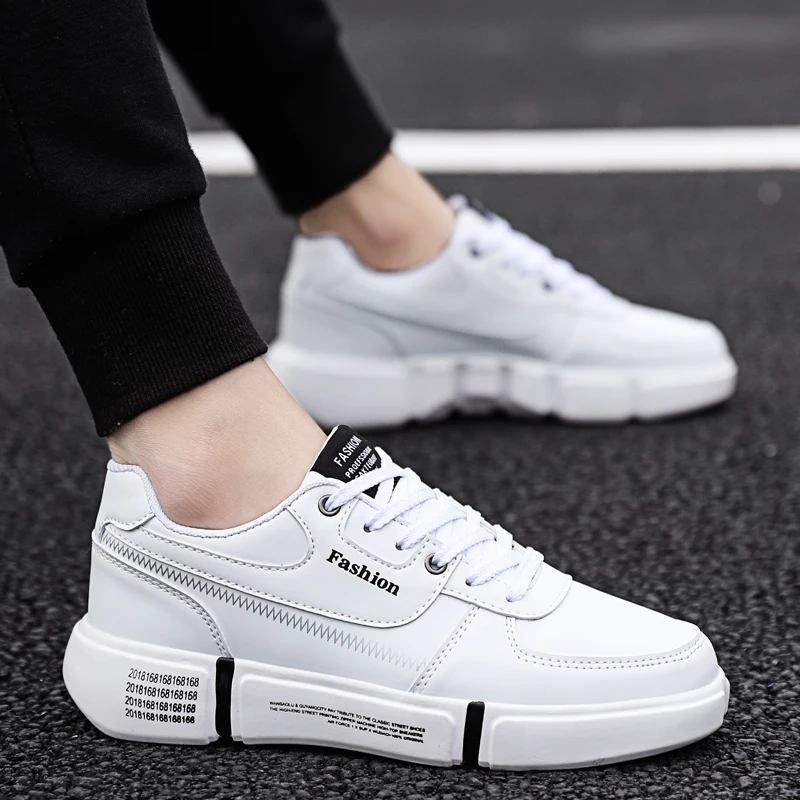 2019 التزلج حذاء رياضة شعبية الدانتيل يصل حذاء الأزياء تزلج أحذية مريحة منخفضة أعلى الملونة الكرة جديد الذكور الأحذية الأبيض