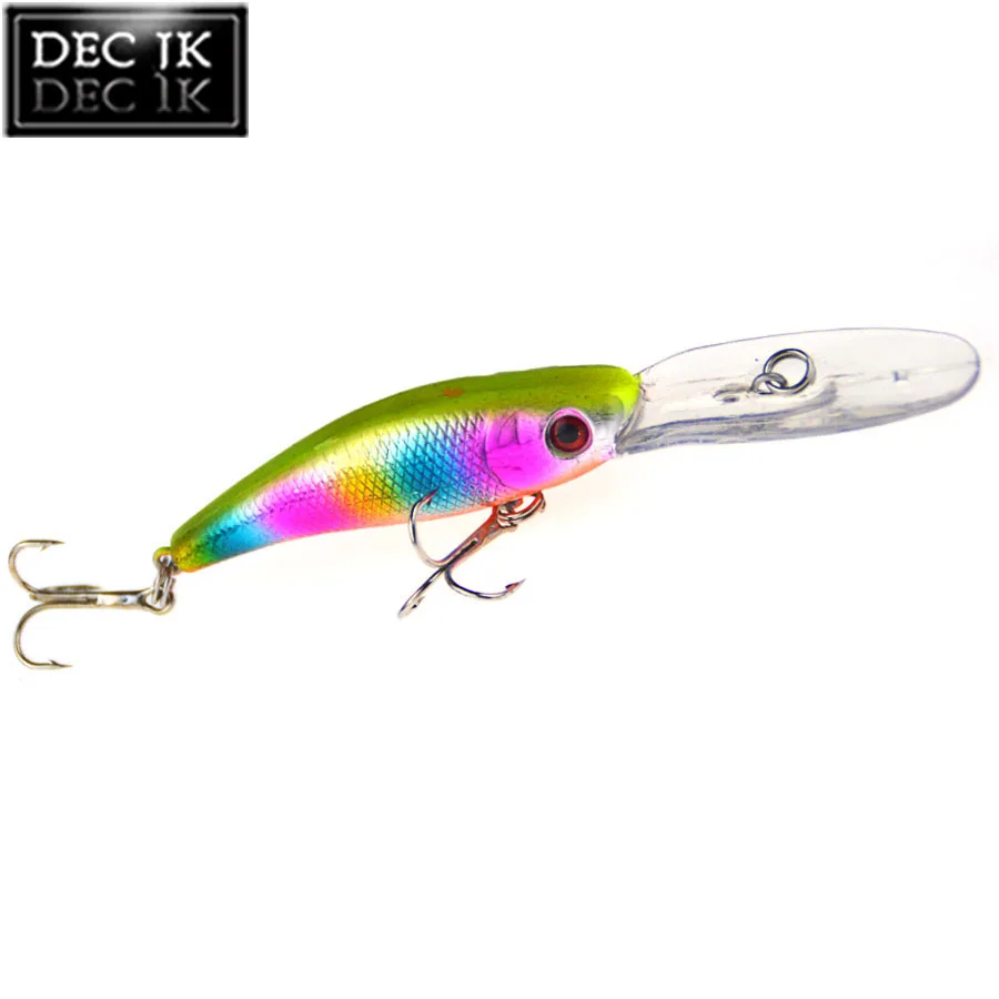 16PCS Plastic Hard Fishing Lure Tackle Fake Laser Bait Crankbaits Minnow Sea Bass Pike Swimbait With Hooks Saltwater Lures Set (9)