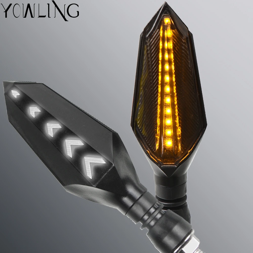 

Motorcycle Led Turn Signal Indicator Light Amber Lamp Bulb Blinker Flashers For kawasaki ninja650 er6n/er6f ninja250 ninja300