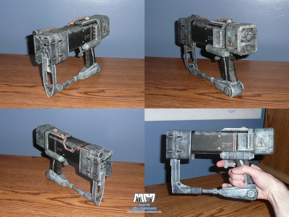 

Paper Model HD Drawings Sci-fi Laser Gun