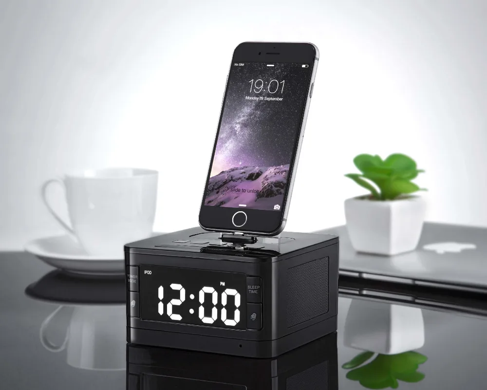 Prix pour 8 Pin Chargeur Dock Station T7 Fm Radio Réveil Portable Audio musique Sans Fil Bluetooth Haut-Parleur pour iPhone 7 Plus SE 5S 6 6 s Prix pour 8 Pin Chargeur Dock Station T7 Fm Radio Réveil Portable Audio musique Sans Fil Bluetooth Haut-Parleur pour iPhone 7 Plus SE 5S 6 6 s