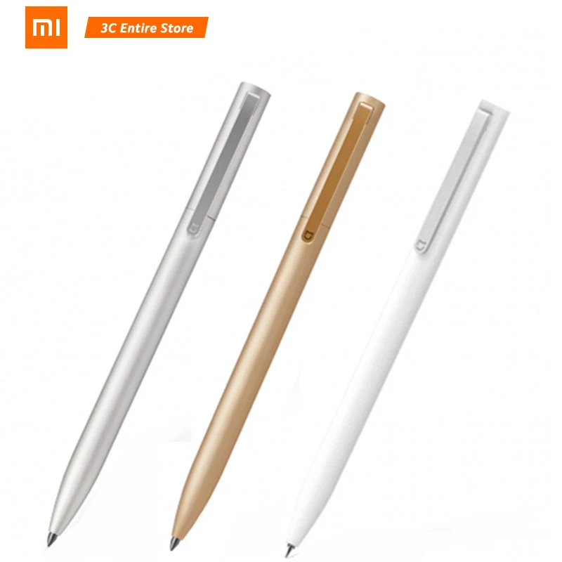 

Original Xiaomi Mijia Sign Pen MI Pen 9.5mm Signing Pen PREMEC Smooth Switzerland Refill MiKuni Japan Ink (Black/Blue) Best Gift