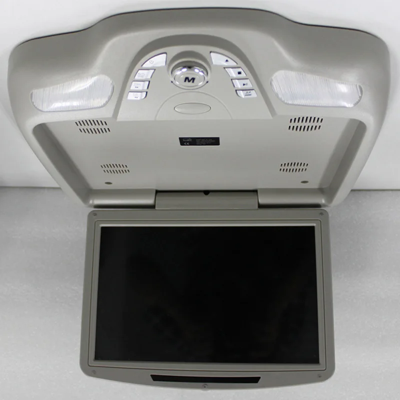 Buy 12inch car roof mount dvd player with USB/SD/IR/FM