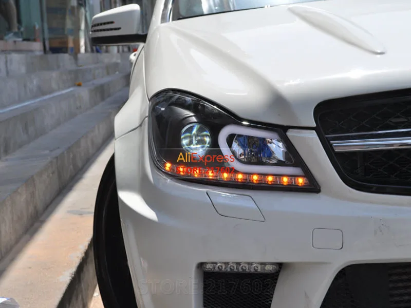 SONAR бренд для Mercedes Benz C Class W204 C180 C200 C260 светодиодный головной светильник s 2011 2014 год