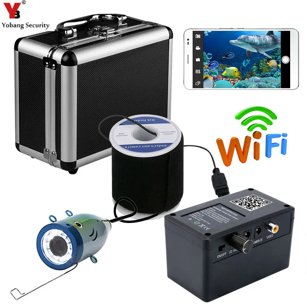 Yobang Security 1000TVL Wifi Underwater Fishing Video Camera Kit