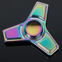 5 красочные EDC Руки Spinner Игрушка Непоседа Spinner Цинковый сплав Металлов пальцев гироскопа Для Аутизма СДВГ Стресс Сбросьте Игрушки Долгое Время скорость