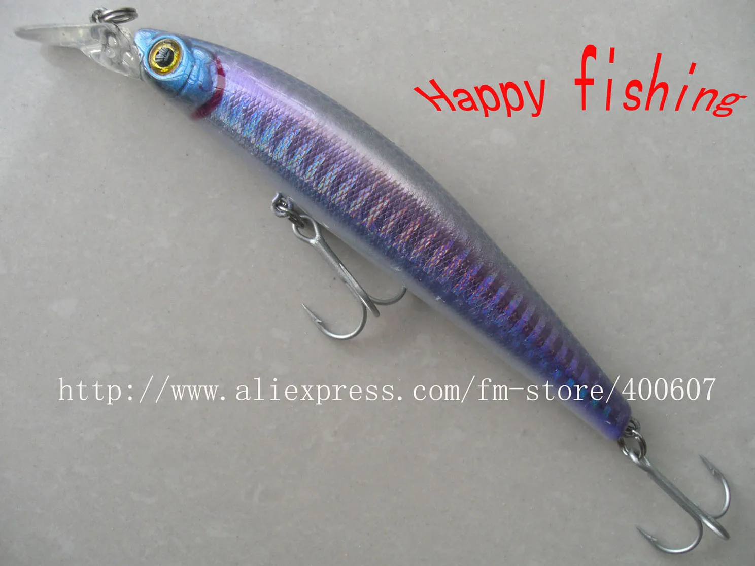 Japanese Style Bass Terminator Minnow Fishing Lure hard bait M125F with