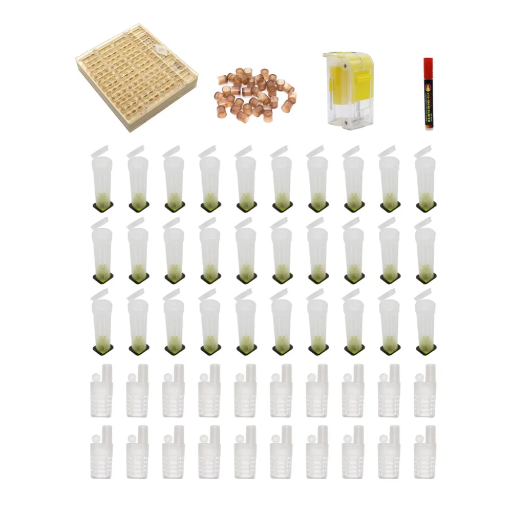 

Beekeeper Tool Set Cell Cups Queen Rearing System Queen Bee Marker Beekeeping Equipment Bee Keeping