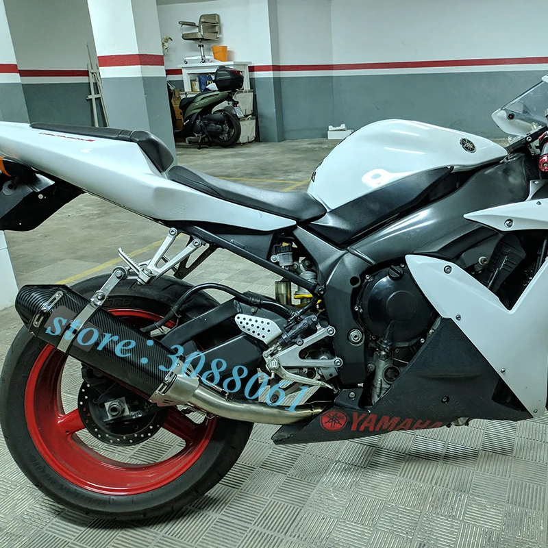 Слипоны для мотоцикла Yamaha R1 YZF 1998 2003 модифицированный глушитель выхлопных газов