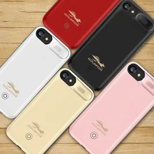 Внешнее зарядное устройство чехол для iphone 8 Plus 7500 мАч ультра тонкий телефон зарядное устройство PowerBank чехол для iPhone 6 6s 7 8 Plus 5,5 дюймов