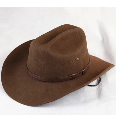 brown wool hat
