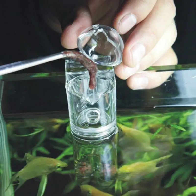 2 in 1 Fish Tank Feeder Planarian Leech Trapper Catch Aquarium Shrimp