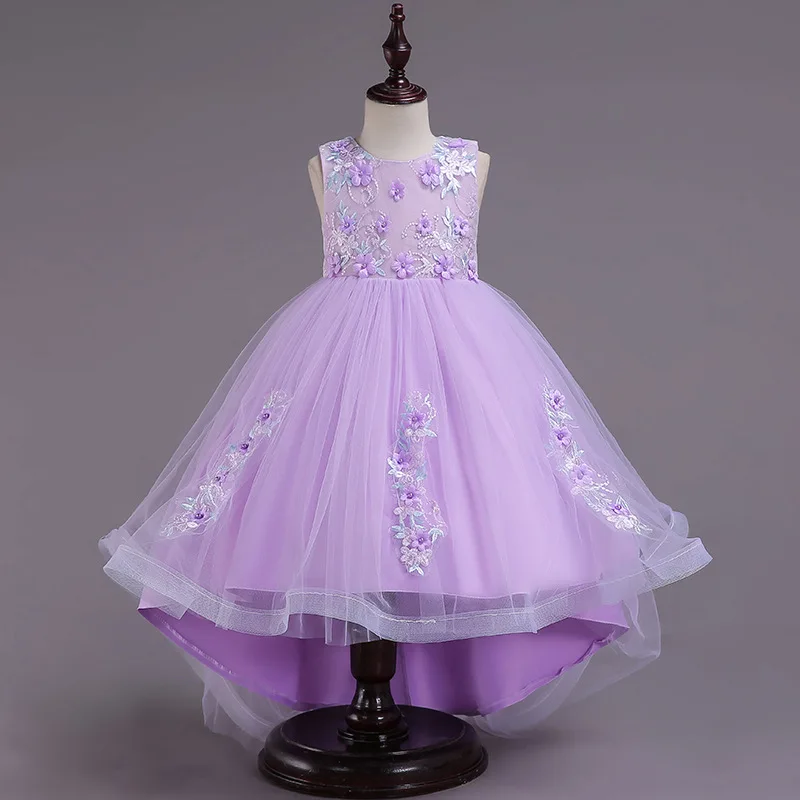 

Party Dress for Teenage Girls Age 12 13 14 Year Old Christmas Lace Sleeveless Long Evening Dress Child Kids Floral Robe Princess