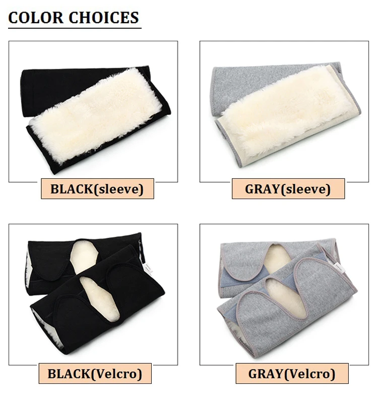 2017 Winter Warm Knee Protector Wool Leg Warmers Pain Relief Kneecap Prevent Arthritis Woolen Thermal Knee Pads Men Women 1 Pair (5)