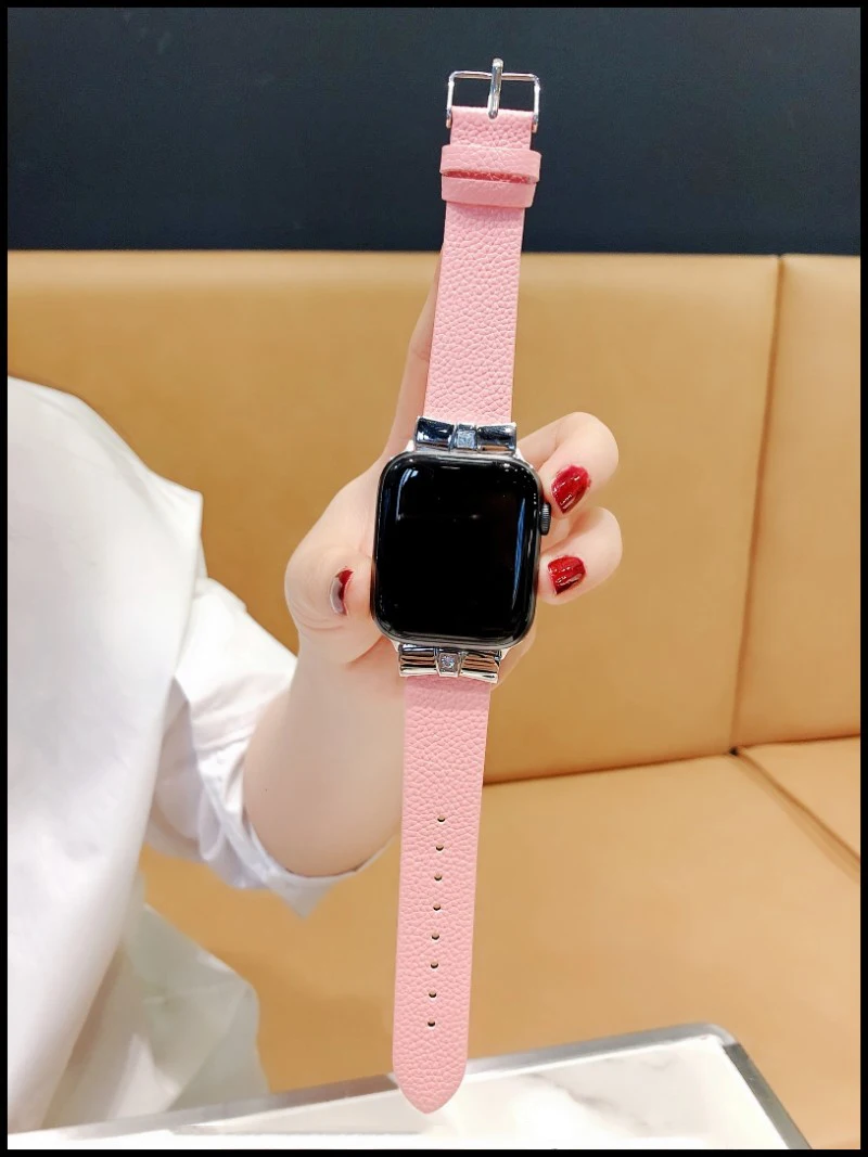 Ремешок для apple watch 4 band 44 мм correa iwatch 42 мм 38 мм 40 мм 3 2 кожаный браслет с алмазами Женские аксессуары для apple watch