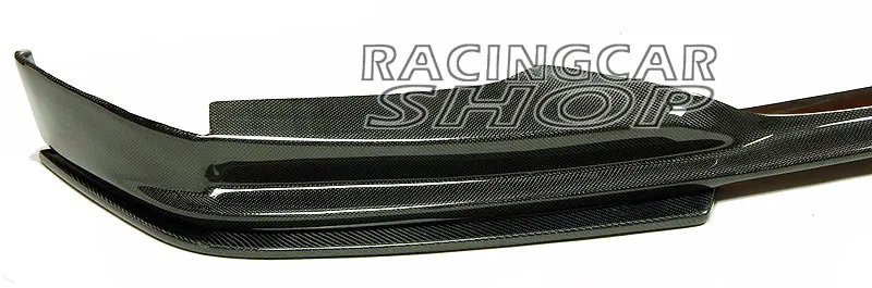 3D style Real CARBON FIBER FRONT LIP SPOILER 3pcs FOR BMW F10 M-TECH bumper 532i 528i 530i 535i 550i 2011UP