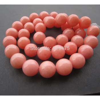

(40 pieces/lot) 10mm Beads Synthetic Stone Beads Mountain beads Coral Color for jewelry making