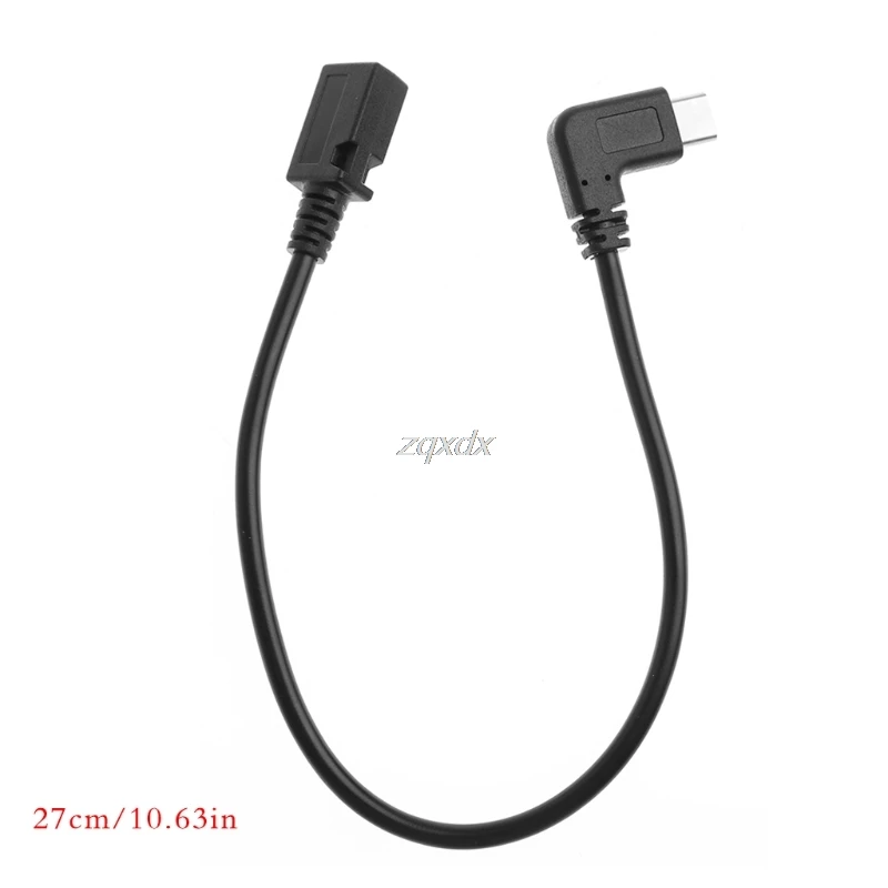 

USB 3.1 Type C 90 Degree Right Angle Male To Micro USB 2.0 Type B Straight Female Converter Adapter Cable Extension Cord