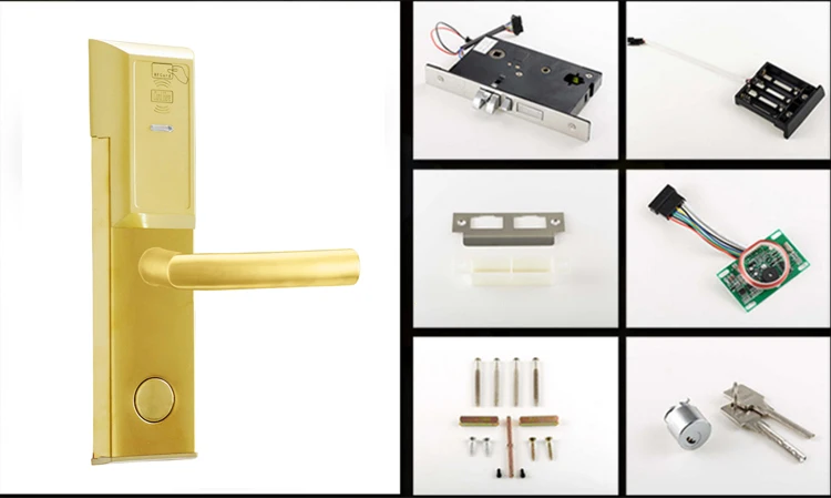 Самая популярная цифровая карта рчид гостиницы дверной замок без ключа дверной замок умный e-замок с бесплатным программным обеспечением