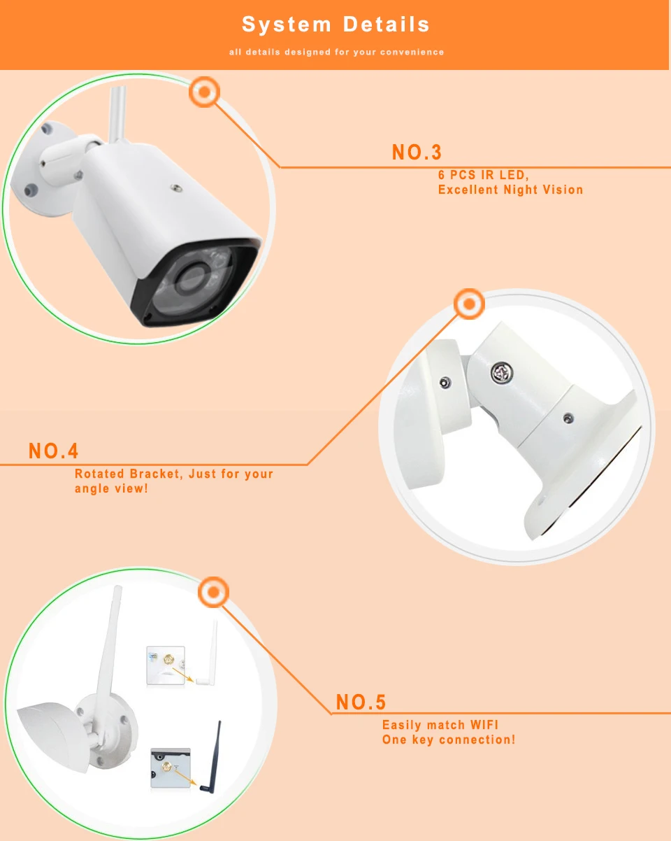 4CH 1080P Беспроводная система камер домашней безопасности IP камера WiFi DVR комплекты CCTV камера система наружного видеонаблюдения 4 камеры s