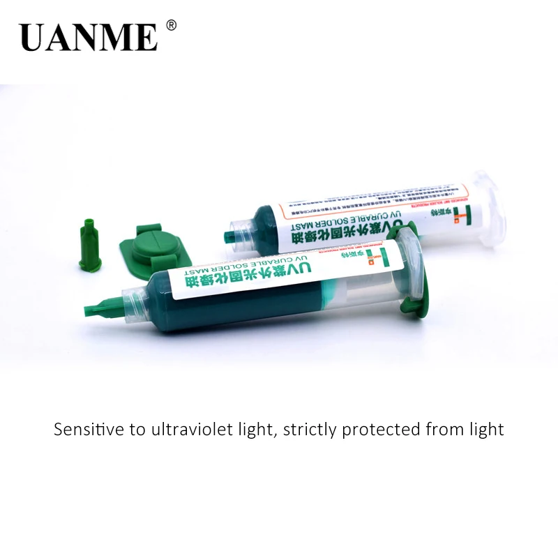 UANME 10cc UV затвердевающая мачта для припоя фотопечатная плата защитная краска