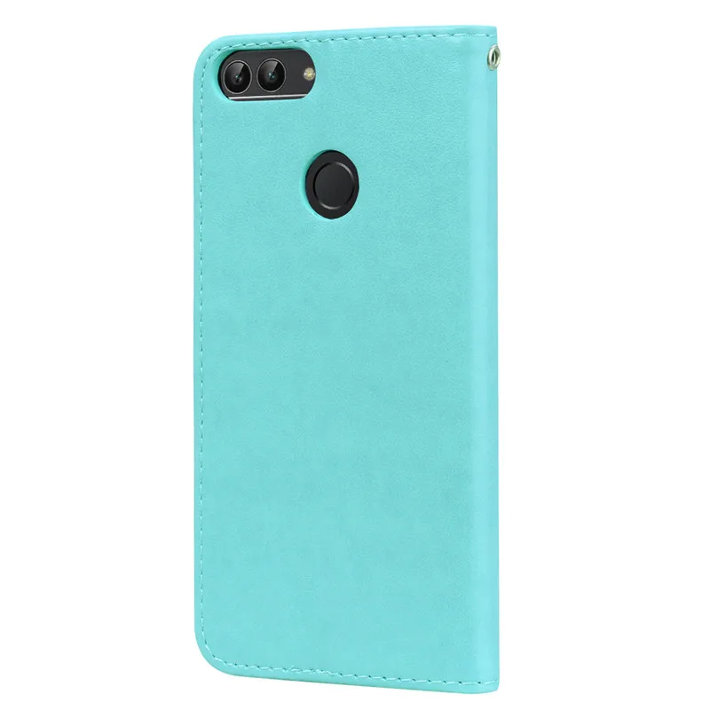 Смарт чехол Huawei P Мягкий Силиконовый ТПУ кошелек кожаный флип для телефона Smart 2018