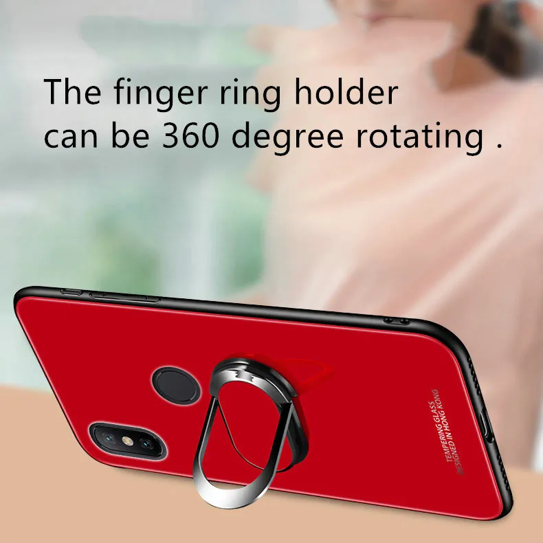 Роскошный оригинальный чехол из закаленного стекла для Xiaomi mi 8 se телефона мягкий