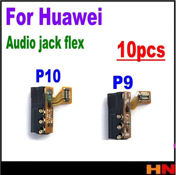 10pcs wholesale Headphone Jack Audio Earphone Flex Cable For Huawei P10 P9 plus Aqua Cellphone Parts Replacement | Мобильные
