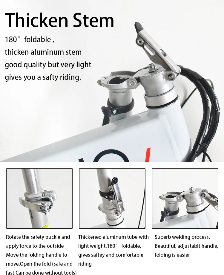 Best G Two design for commuter 14inch smart folding aluminum hand carry fast speed mini electric bicycle 250W 48V  ebike dyu d3 13