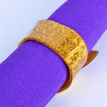 50 шт \ много ручной работы индивидуальный заказ upscal Мода Салфетка Пряжка акрил Кольца для салфеток для отеля дома праздник Украшение стола