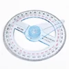 Le plus nouveau diamètre portatif de 10cm en plastique 360 degrés pointeur rapporteur règle Angle Finder bras oscillant pour les fournitures de bureau scolaires ► Photo 1/6