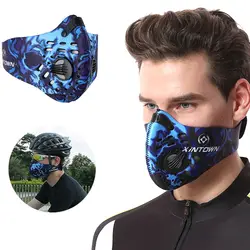 4 цвета респиратор фильтрация для альпинизма активированный уголь наружная езда Дымчатая маска для пылезащитной маски лыжный шарф маска