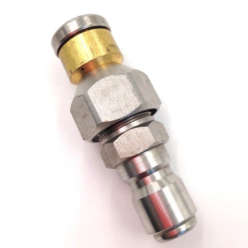 

3/8" BSP Rotate Sewer cleaning nozzle with a quick plug