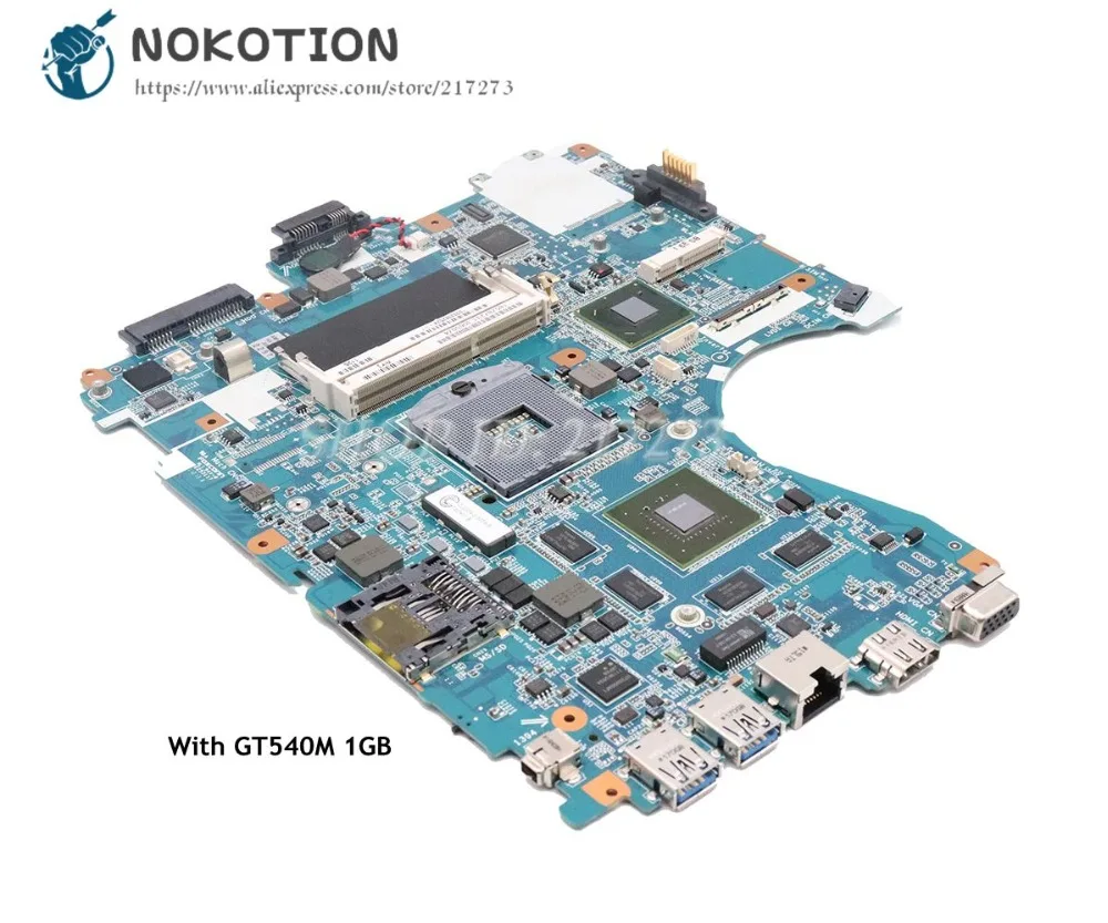 NOKOTION для sony Vaio VPCF23JFX VPCF23 материнская плата для ноутбука 1P-0113J03-8011 MBX-243 основная плата HM65 DDR3 GT540M 1 Гб