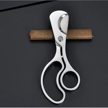 

Pocket Stainless Steel Knife Scissor Metal Cigar Cutter Scissors Easy To Cut Blade Smok Machine Tools For Cigar Tobacco Cutting