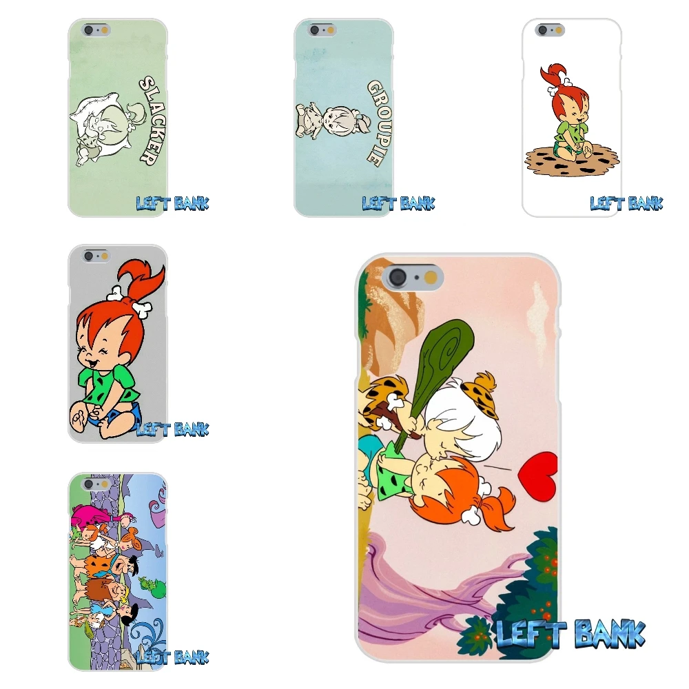 Flinstone галька Мягкий Силиконовый ТПУ Прозрачный чехол для Samsung Galaxy Note 3 4 5 S4 S5 MINI S6 S7
