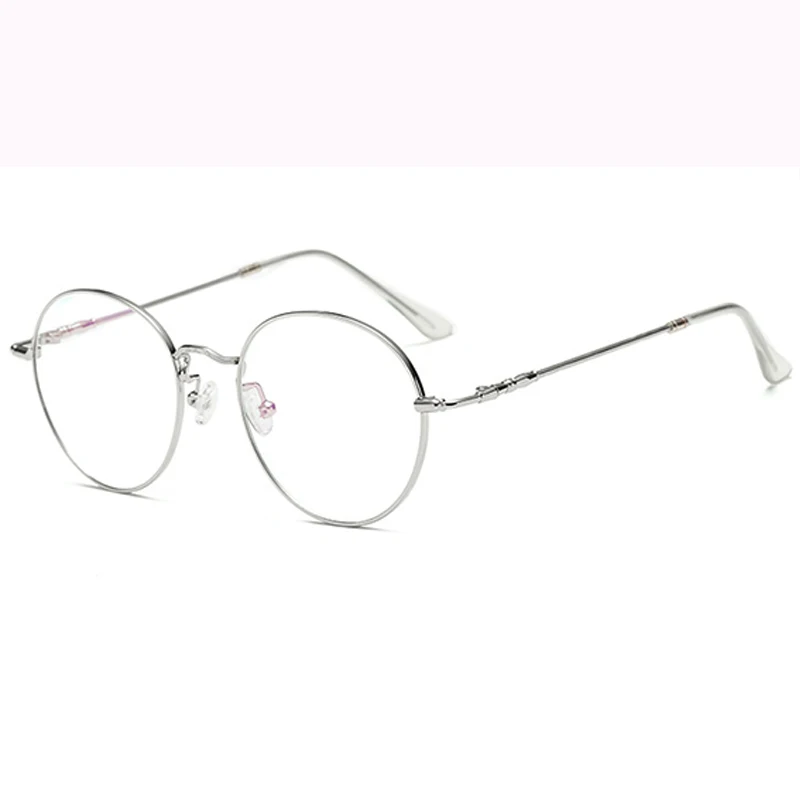 Bellcaca оправа для очков женские очки по рецепту компьютерные оптические прозрачные линзы винтажные очки оправа для женщин BC349 - Цвет оправы: BC349 Silver