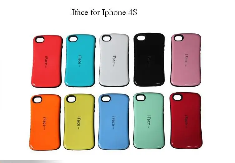 DHL iface Молл Чехол для iphone 4 4S, Жесткий PC+ TPU чехол для iphone 4 S 50 шт./лот