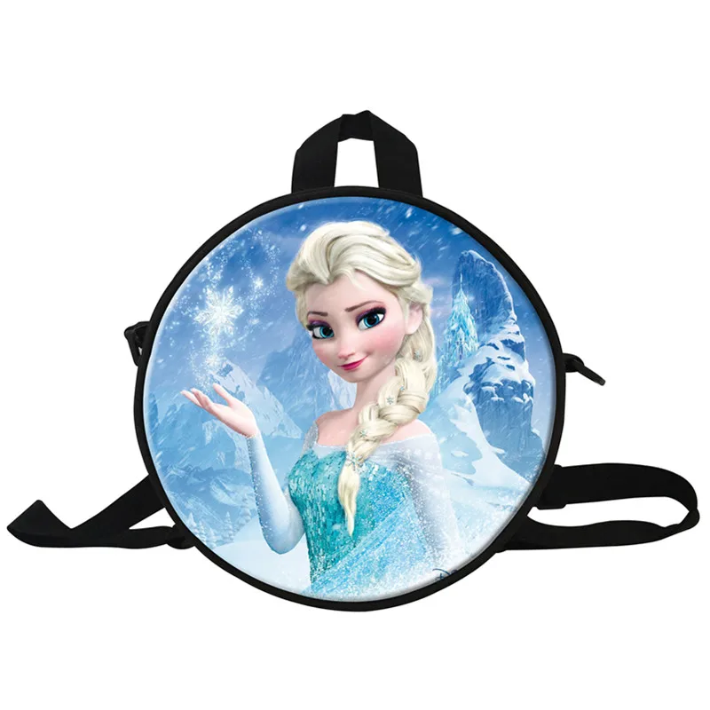 9 Inch Cartoon Mini School Backpack Mochila Elsa Girls