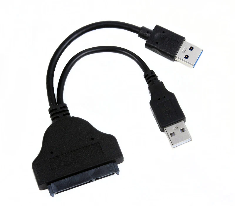 Высокоскоростной Кабель адаптер USB 2 0 3 для SATA 22 pin 5 дюймового жесткого диска/SSD