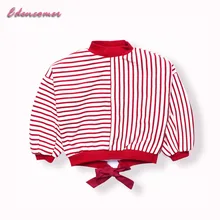 Kids Sweater for Girls 2017 Christmas Winter New Children Thick Warm Long Sleeve Baby Girls Sweaters Striped Tops Cardigan