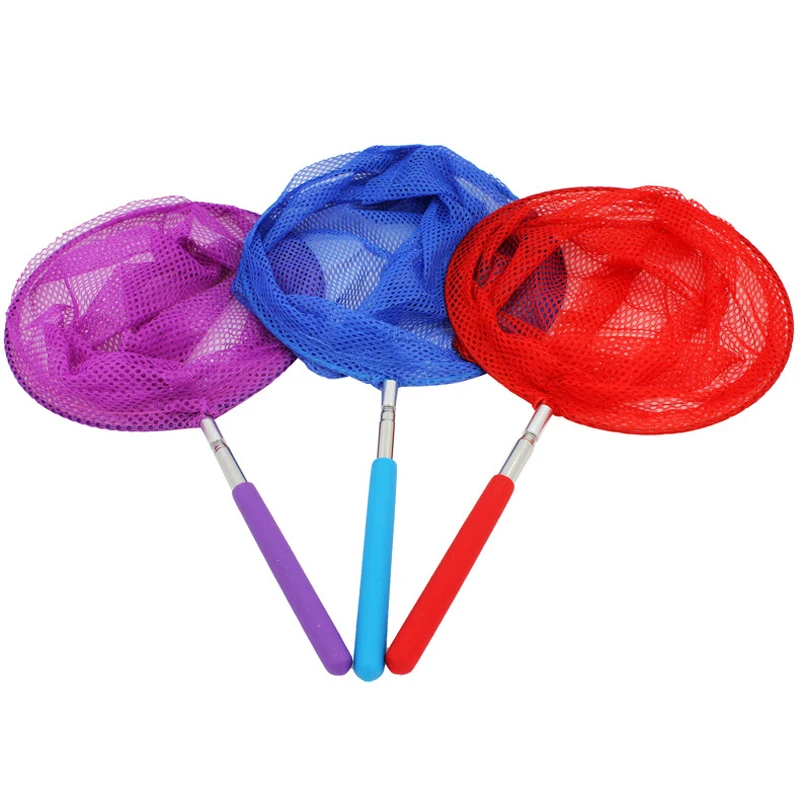 

kids Outdoor toys 5 sections retractable Hunting Butterflies insect net tools Spring outing toys water fishing toys