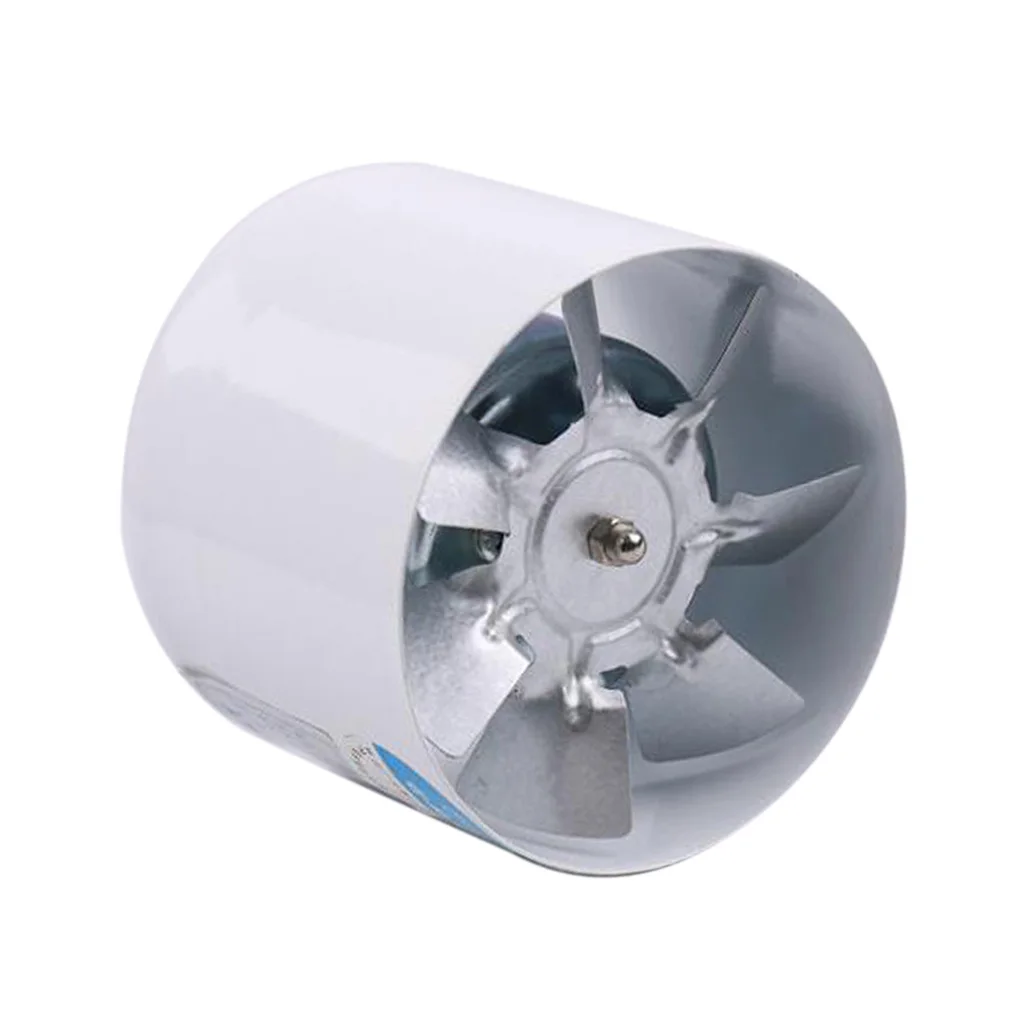 4'' 100mm 20W Inline Duct Booster Fan Ventilation Exhaust Air Blower For Bathroom Garage