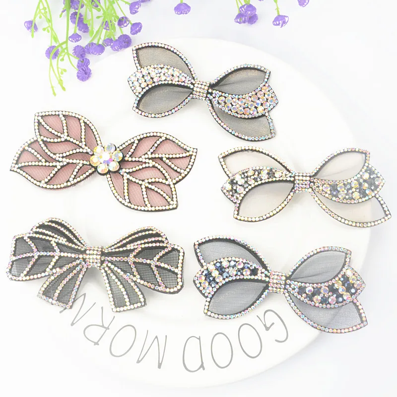 

AB rhinestone DIY decoration Hairpin Accessories for Women Hair Ornaments Flower Bow Hairclips for Girls Shoe flower Bowknots