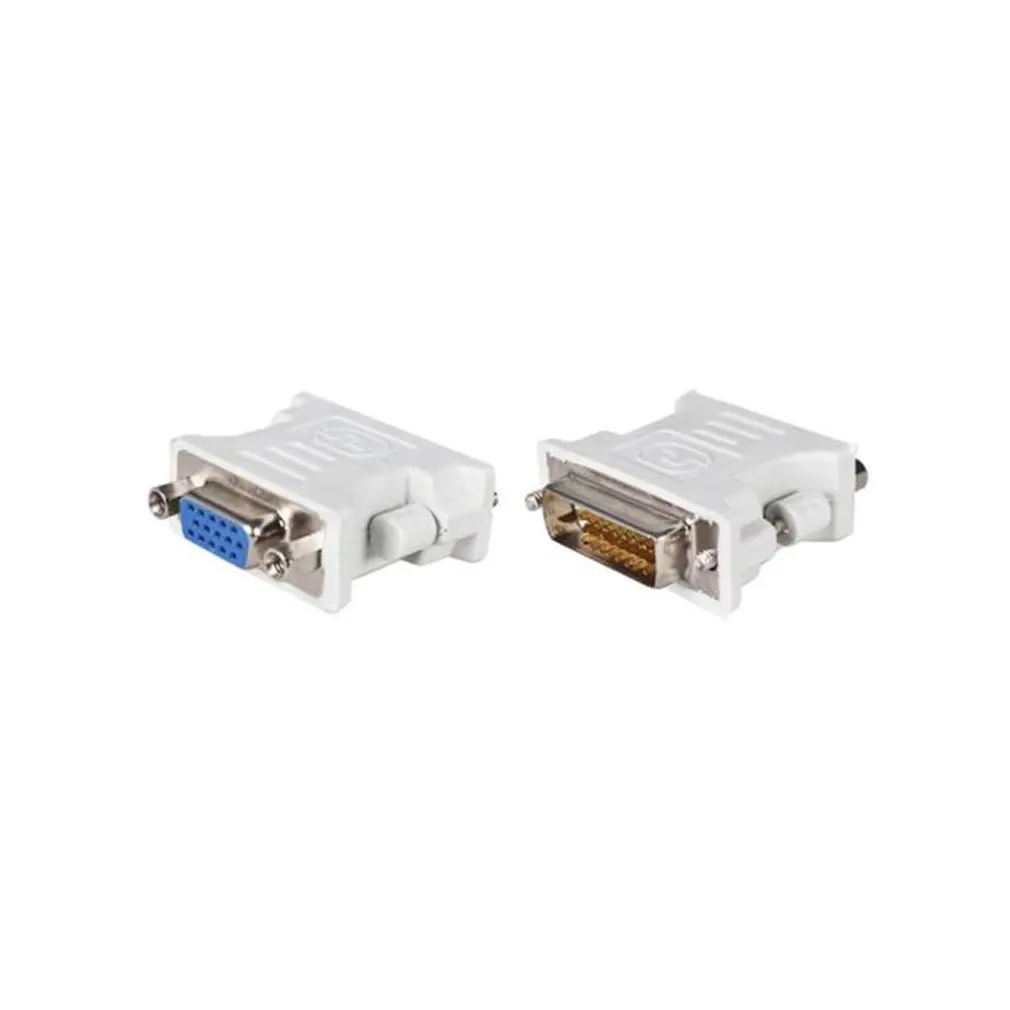 DVI D мужчин и VGA гнездо адаптера преобразователь аудиовизуальных систем к DVI/24+ 1 Pin мужчин и VGA Женский адаптер конвертер